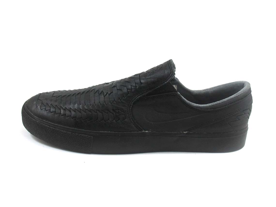 Men s Nike SB Zoom Stefan Janoski Slip RM Crafted Woven Black Replay