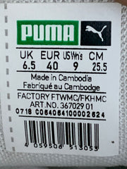 puma basket heart perf gum