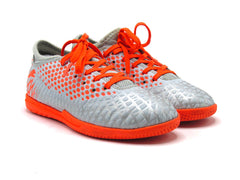 Puma Future 4.4 It Jr Kinder Low Boot Fußballschuhe Schwarz-Silber