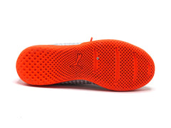 Puma Future 4.4 It Jr Kinder Low Boot Fußballschuhe Schwarz-Silber