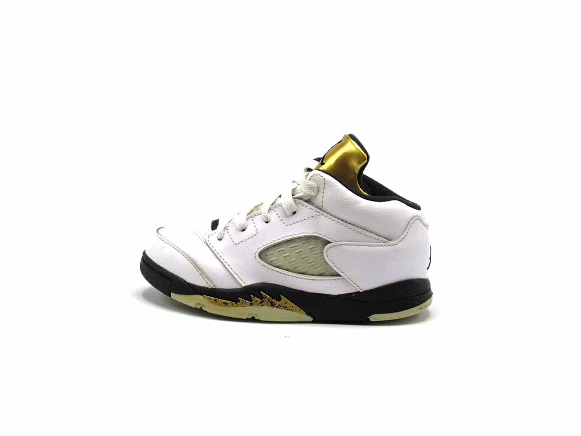 Nike Air Jordan 5 Retro Olympic Gold White