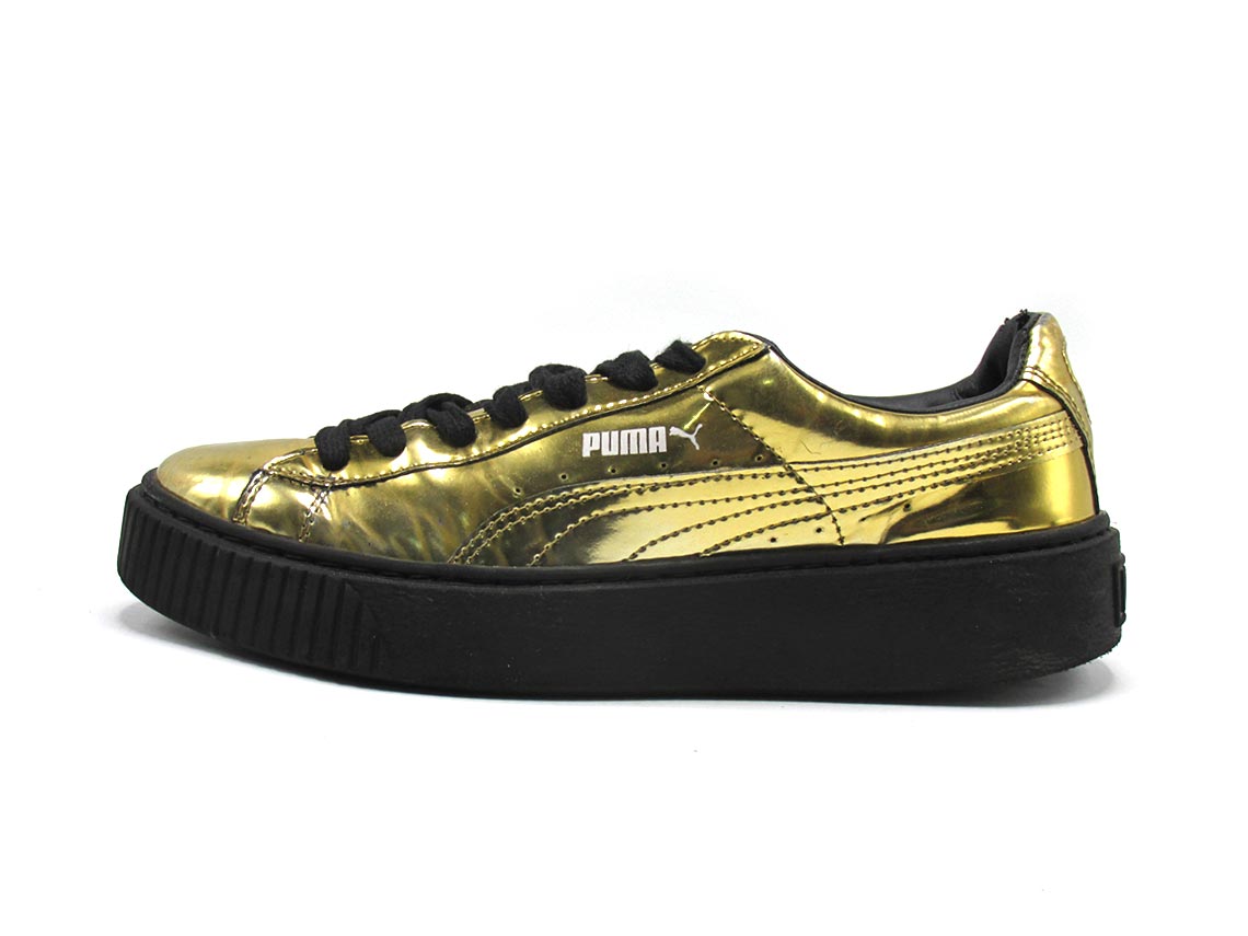 Puma Basket Platform Metallic Women's