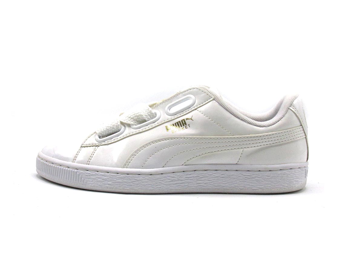 Puma Womens Basket Heart Patent Sneakers Replay 7693