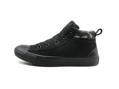 Converse Chuck Taylor All Star Street Mid Black Leather