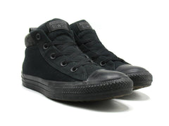Converse Chuck Taylor All Star Street Mid Black Leather