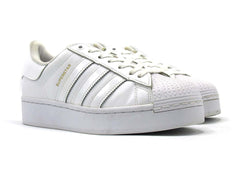 Adidas Superstar Bold White Women's Gold