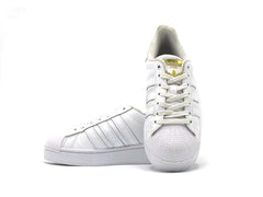 Adidas Superstar Bold White Women's Gold