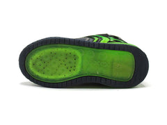 Geox Black Inek Flame Light Up Hi Top Trainers