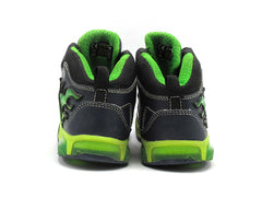 Geox Black Inek Flame Light Up Hi Top Trainers