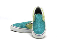 Vans Junior Classic Slip-on Mermaid Glitter