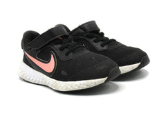 Nike Revolution 5 Velcro Black Sunset Pulse