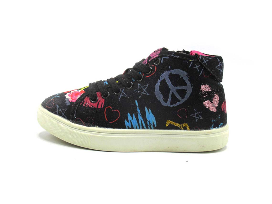 SO Magician Girls' High Top Sneakers