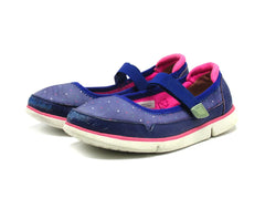 Girls Clarks Lightweight Casual Shoes Tri Bitsey Blue