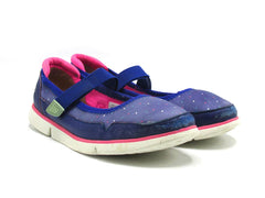 Girls Clarks Lightweight Casual Shoes Tri Bitsey Blue