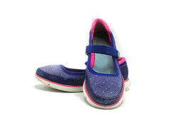 Girls Clarks Lightweight Casual Shoes Tri Bitsey Blue