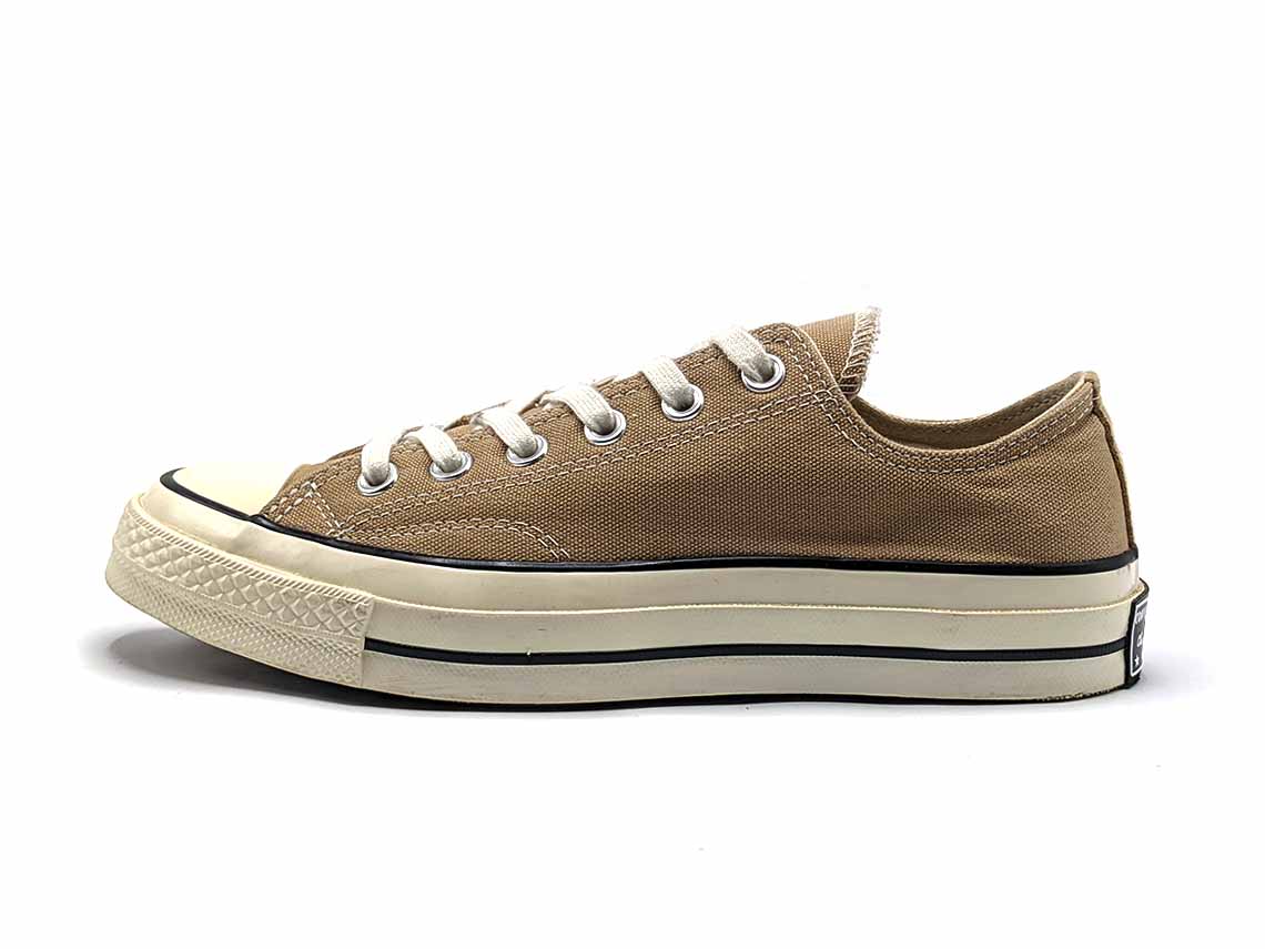 Converse Chuck 70 Low Top In Nomad Khaki Egret Black