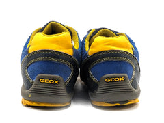 Geox Blue and Yellow Atreus Trainers