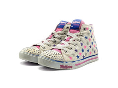 Skechers Twinkle Toes Shuffles Sparkle Glitz Shiny Starz Sneaker
