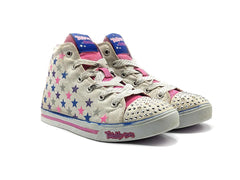 Skechers Twinkle Toes Shuffles Sparkle Glitz Shiny Starz Sneaker