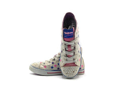 Skechers Twinkle Toes Shuffles Sparkle Glitz Shiny Starz Sneaker