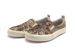 Girls' Cat & Jack Shoes Aliki Flip Sequin Slip-On Sneakers