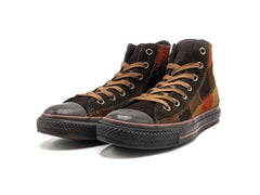 Converse Women Multicolor Brown Suede Patchwork Chucks High Athletic