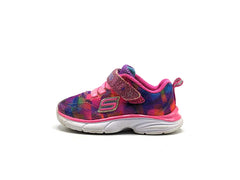 Skechers Kids Girls Spirit Sprintz Rainbow Raz Trainers