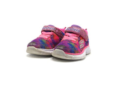 Skechers Kids Girls Spirit Sprintz Rainbow Raz Trainers