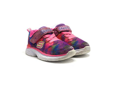 Skechers Kids Girls Spirit Sprintz Rainbow Raz Trainers
