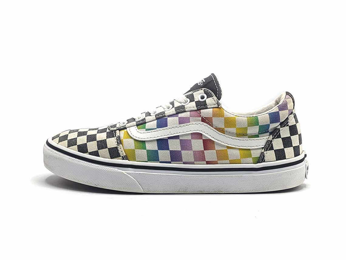 Vans Old Skool Rainbow Checkerboard