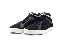 Ash Men's NEPTUNE Trainers Black & White Stretch Mesh Knit