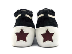 Ash Men's NEPTUNE Trainers Black & White Stretch Mesh Knit