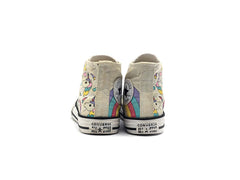 Converse Chuck Taylor White Rainbow Unicorn Hi Top