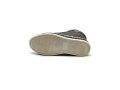 Steve Madden Silver Metallic JCarlson Side Zip High Top Sneaker Glitter