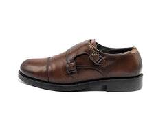 Zara Double Monk Strap - Leather