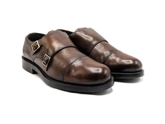 Zara Double Monk Strap - Leather