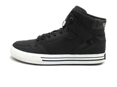 Supra Men Black Solid Vaider High-Top Skate