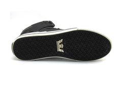 Supra Men Black Solid Vaider High-Top Skate
