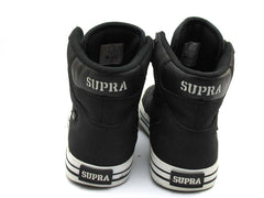 Supra Men Black Solid Vaider High-Top Skate