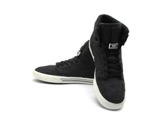 Supra Men Black Solid Vaider High-Top Skate