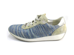 Ara FUSION4 Sparkle Beige Multi Womens Trainers