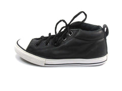Converse Chuck Taylor All Star Street Mid Black Leather
