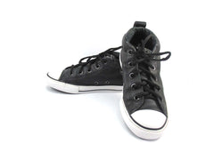 Converse Chuck Taylor All Star Street Mid Black Leather