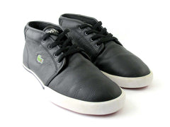 Lacoste White Ampthill 117 Hi-Top Trainers