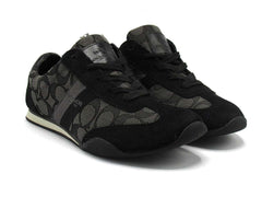 Coach Kelson Black Suede