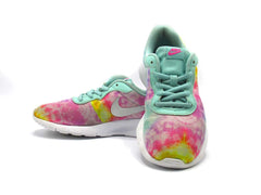 Nike Tanjun Tie Dye Tropical Twist Metallic Silver