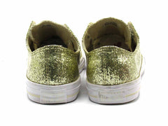 Converse Gold Glitter Rubber Chuck Taylor All Star OX Junior Sneakers